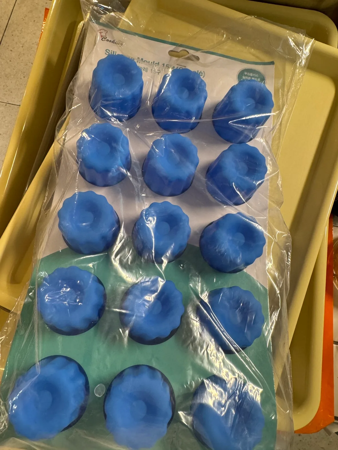 까눌레 실리콘틀(새거하나+중고2개)