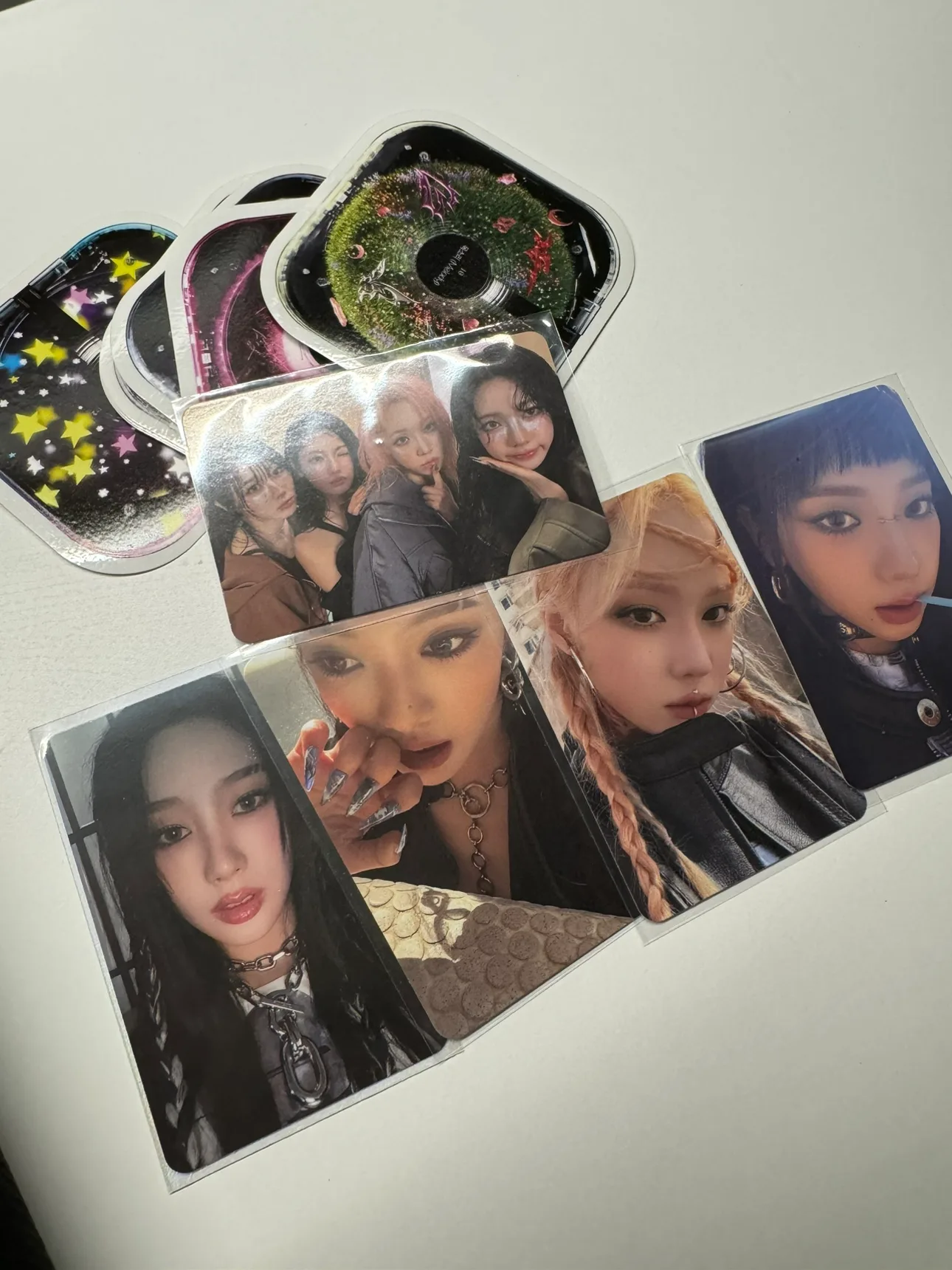 (이번주만 처분) 아마겟돈cdp 에스파 포카 스티커 세트 일괄