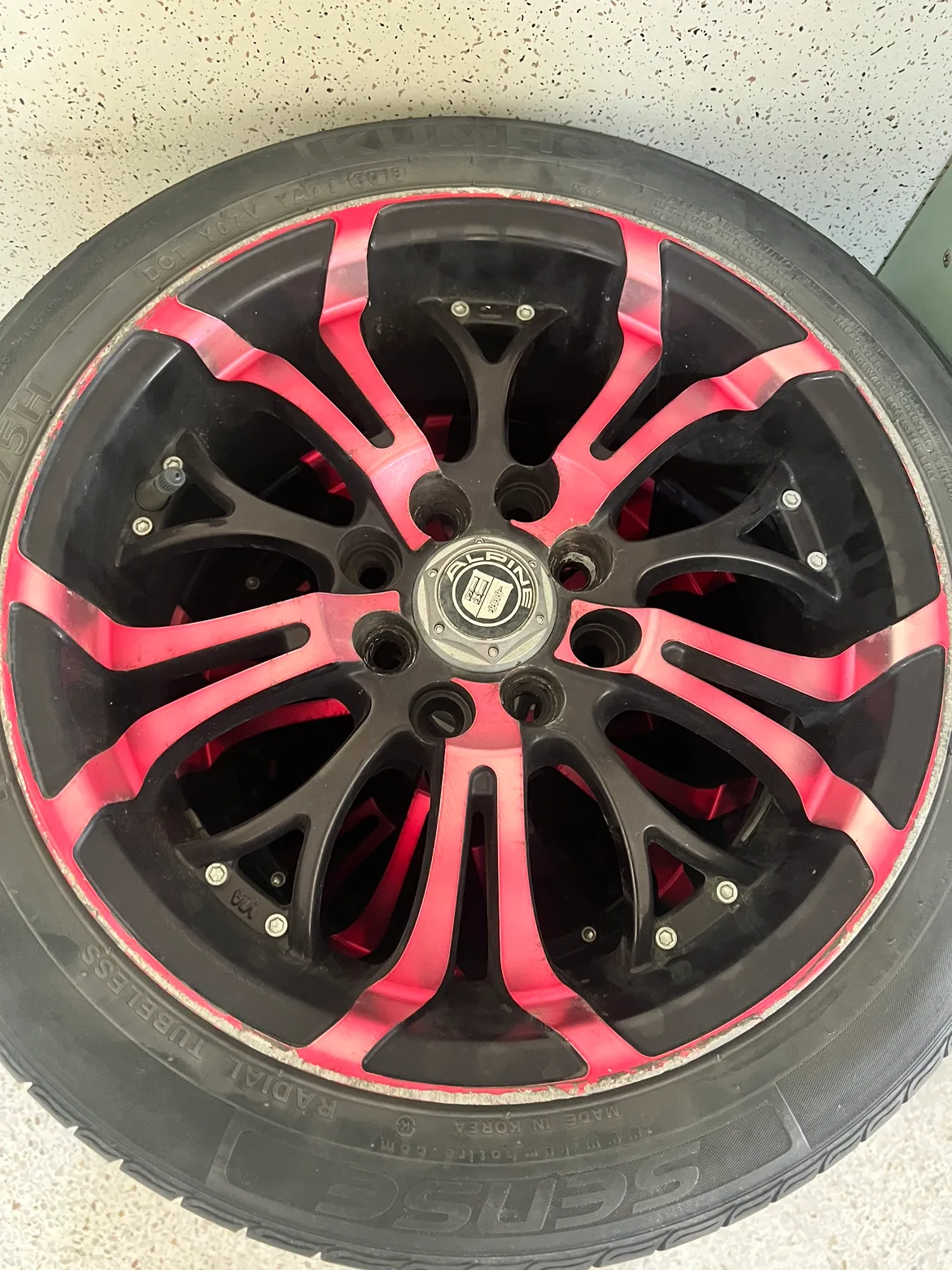 15인치 중고 휠 네짝 판매