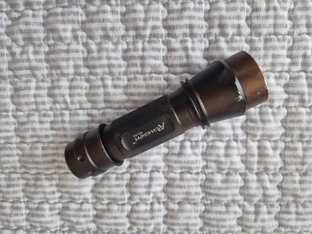 중고렌턴 배터리없음