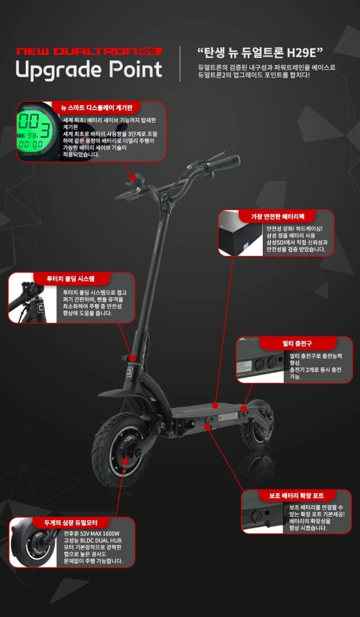 뉴 듀얼트론 h29e 전동 킥보드 판매합니다! | 스포츠/레저 | 당근 중고거래