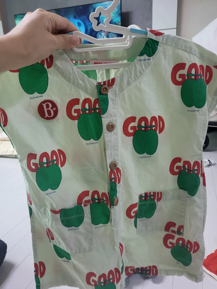 베베드피노 애플 점프수트100