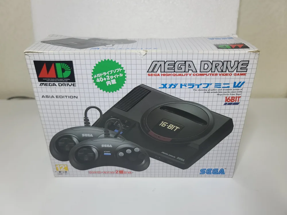 메가 드라이브 미니 정발 중고 (특전 카트리지 포함)