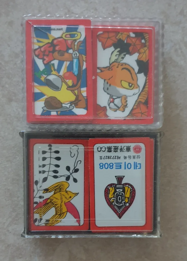 중고 캐릭터 화투1 일반화투1 총 2