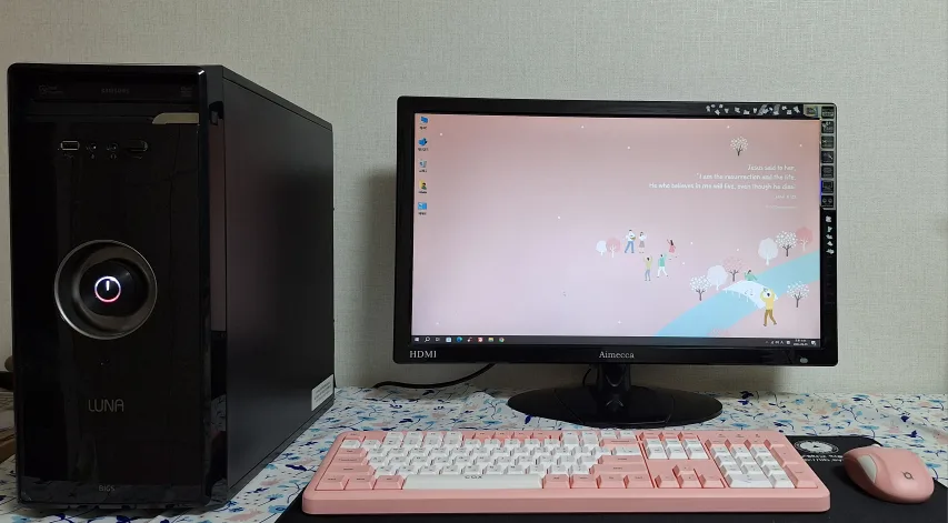 중고 데스크탑 컴퓨터 셋트