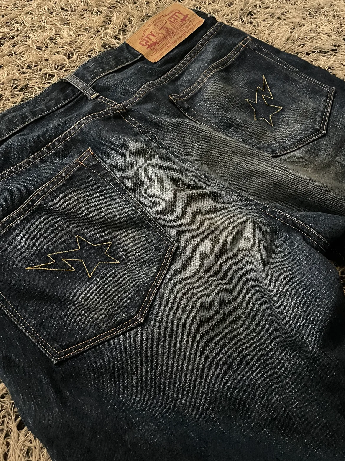 Bape 베이프스타 데님 반바지