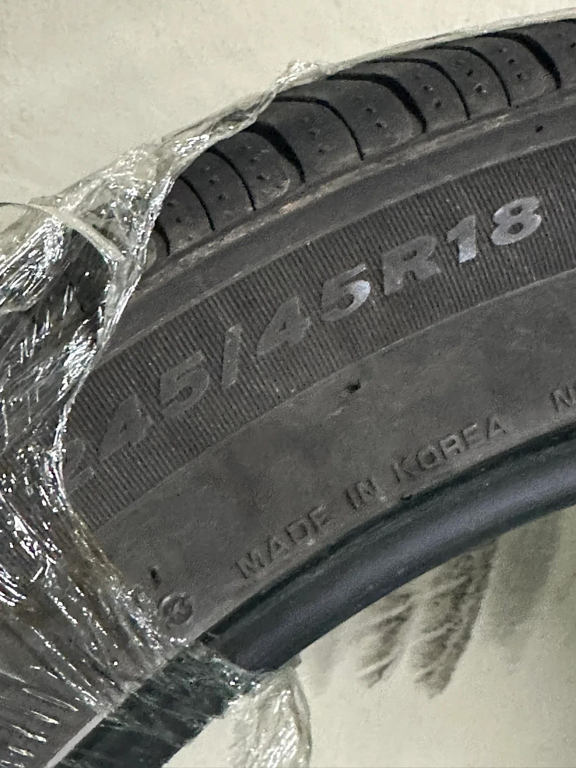 k7 타이어 중고 245-45-18