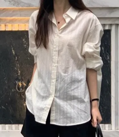 베르가못  린넨셔츠