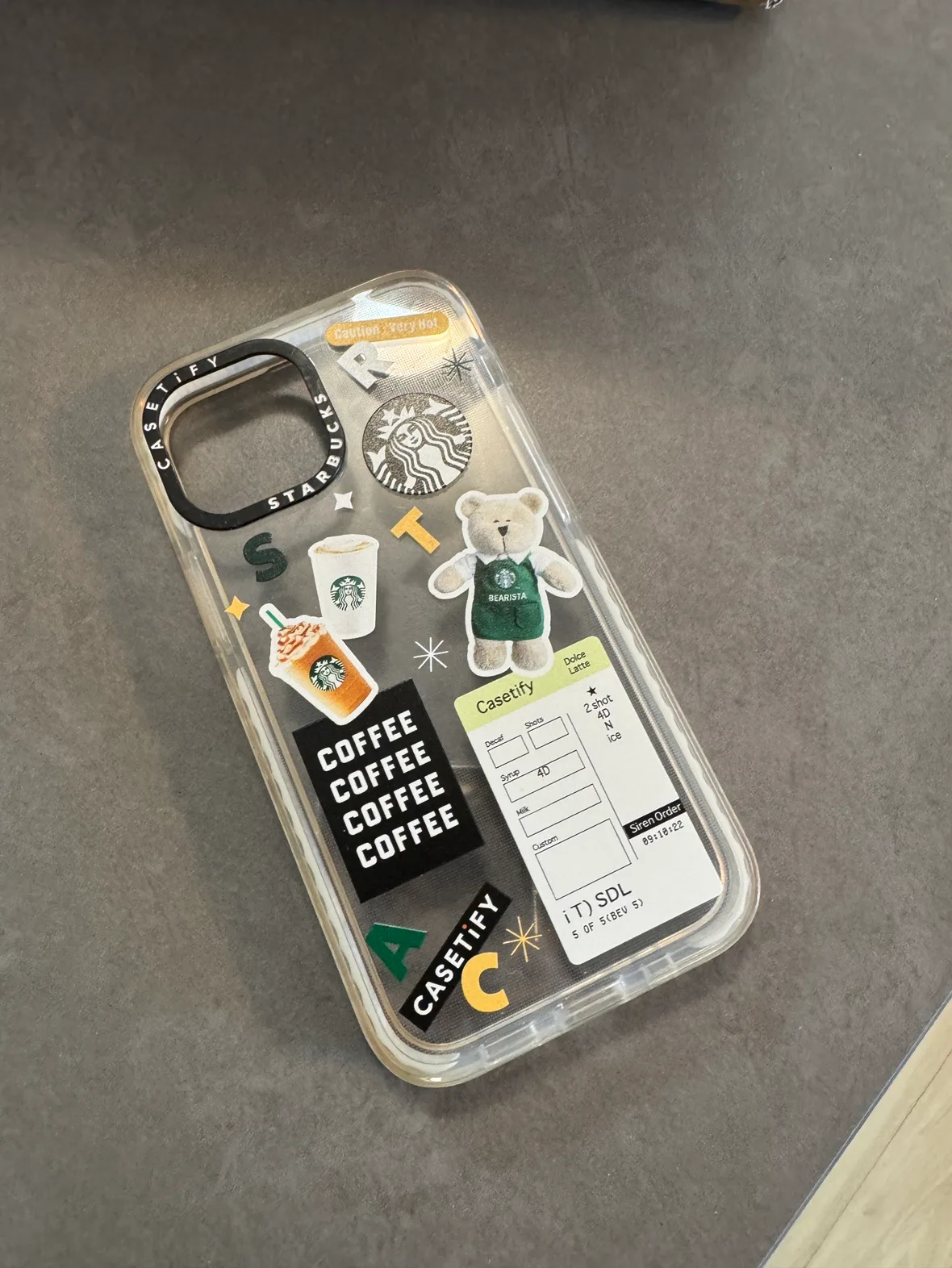 아이폰13미니 스벅 케이스티파이 케이스 중고