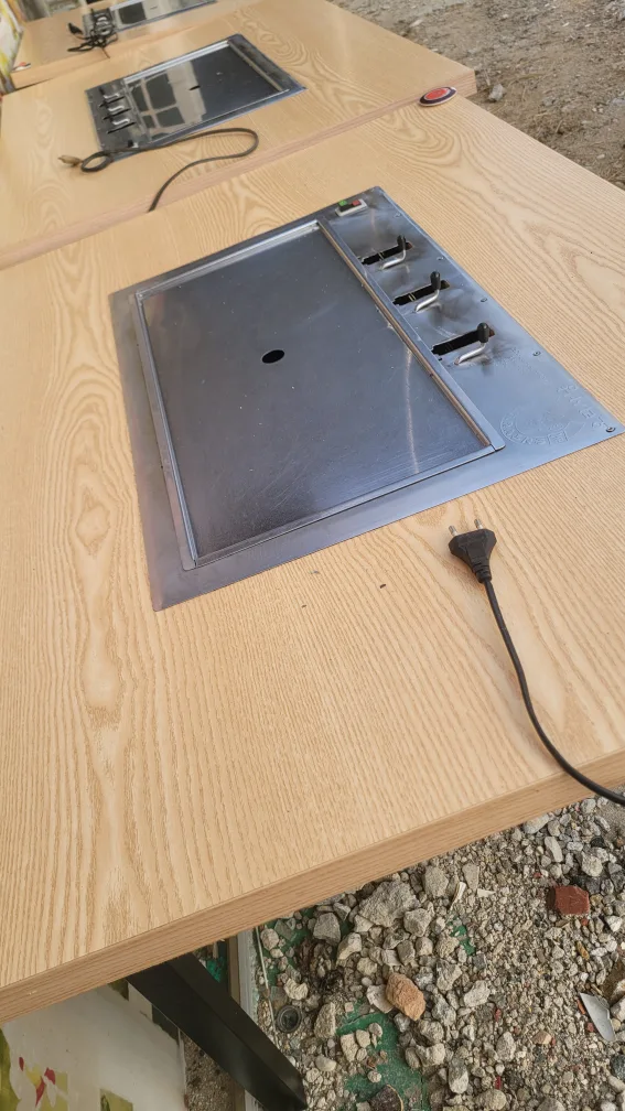 오리 숯불회전구이 기계중고