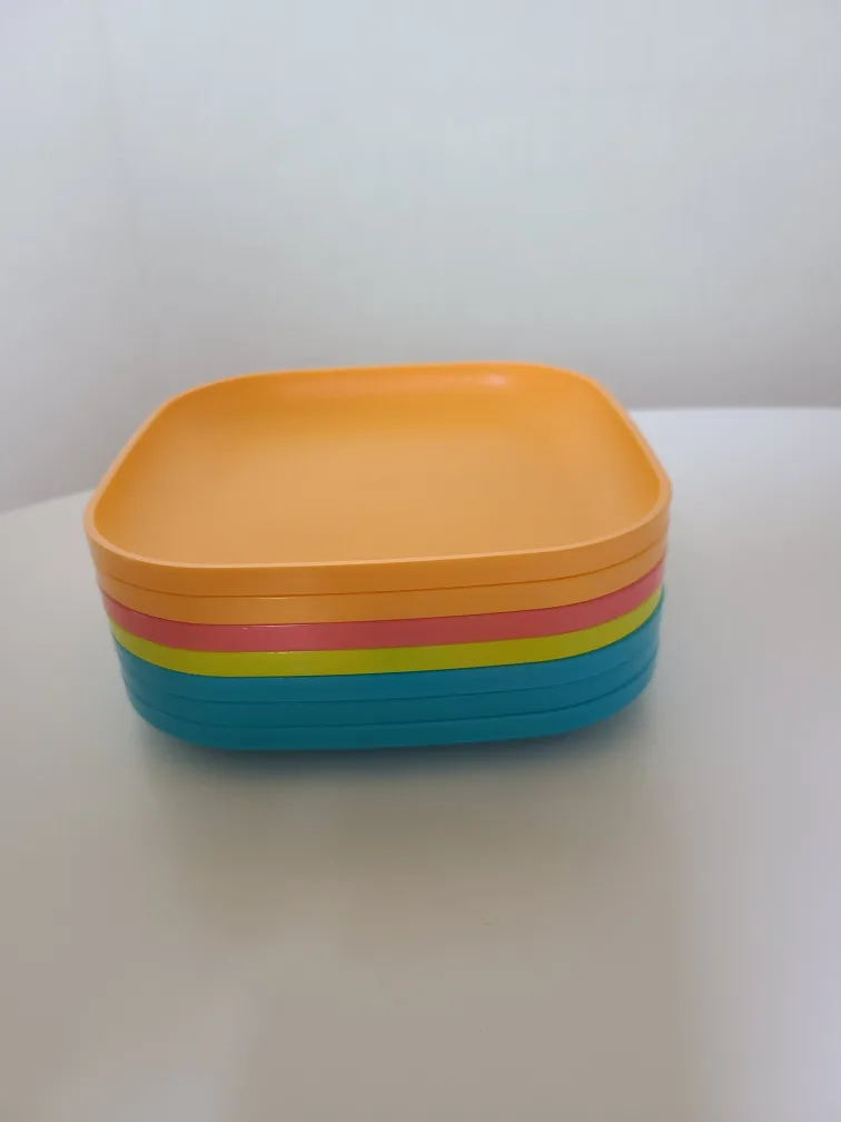 타파웨어 런천 플레이트 중고+새상품 7개