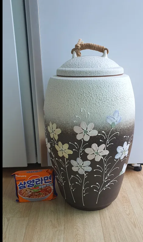 큰 쌀독 항아리(깨끗한 중고상품)