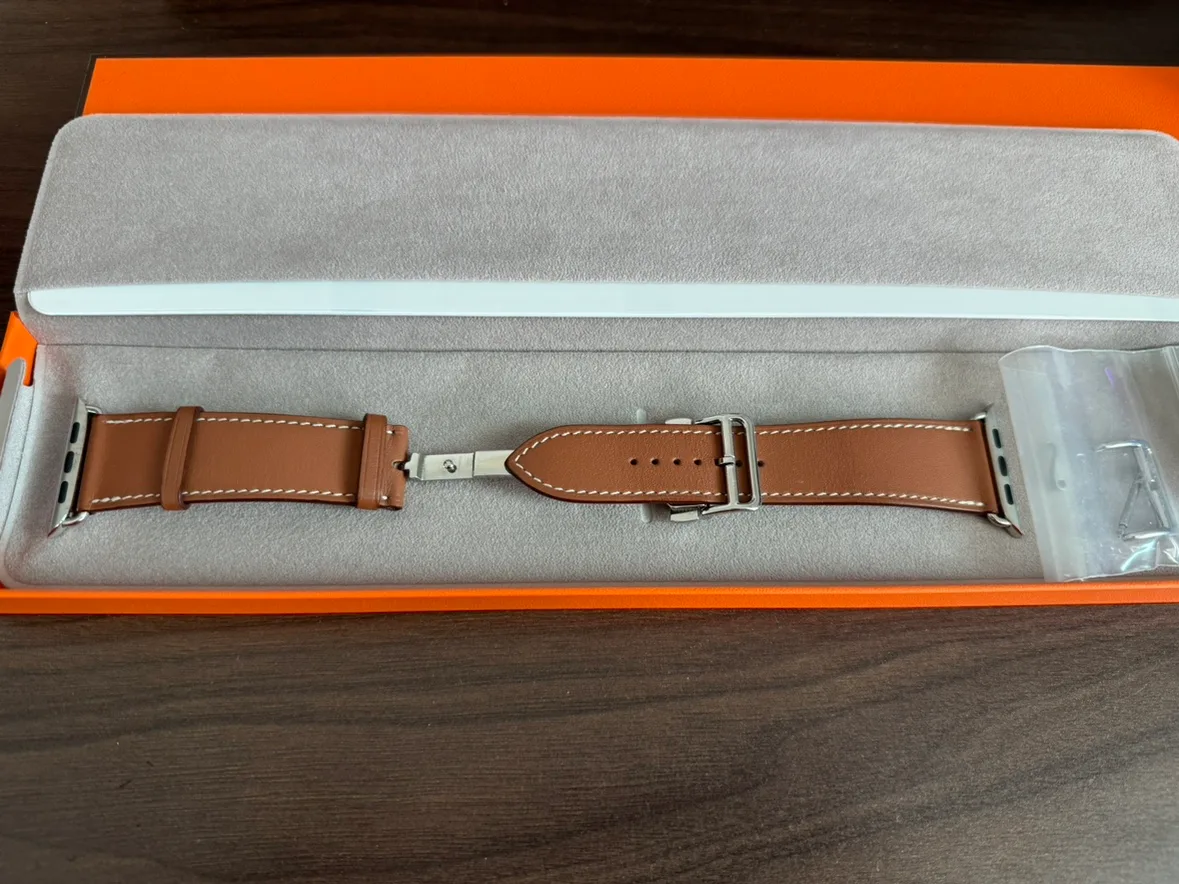 애플워치 에르메스 스트랩 골드 44,45,46mm