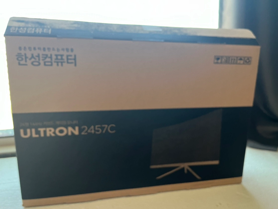 한성모니터 ULTRON 2457C 커브드 모니터 팝니다 ( 144Hz ) | 디지털기기 | 당근 중고거래