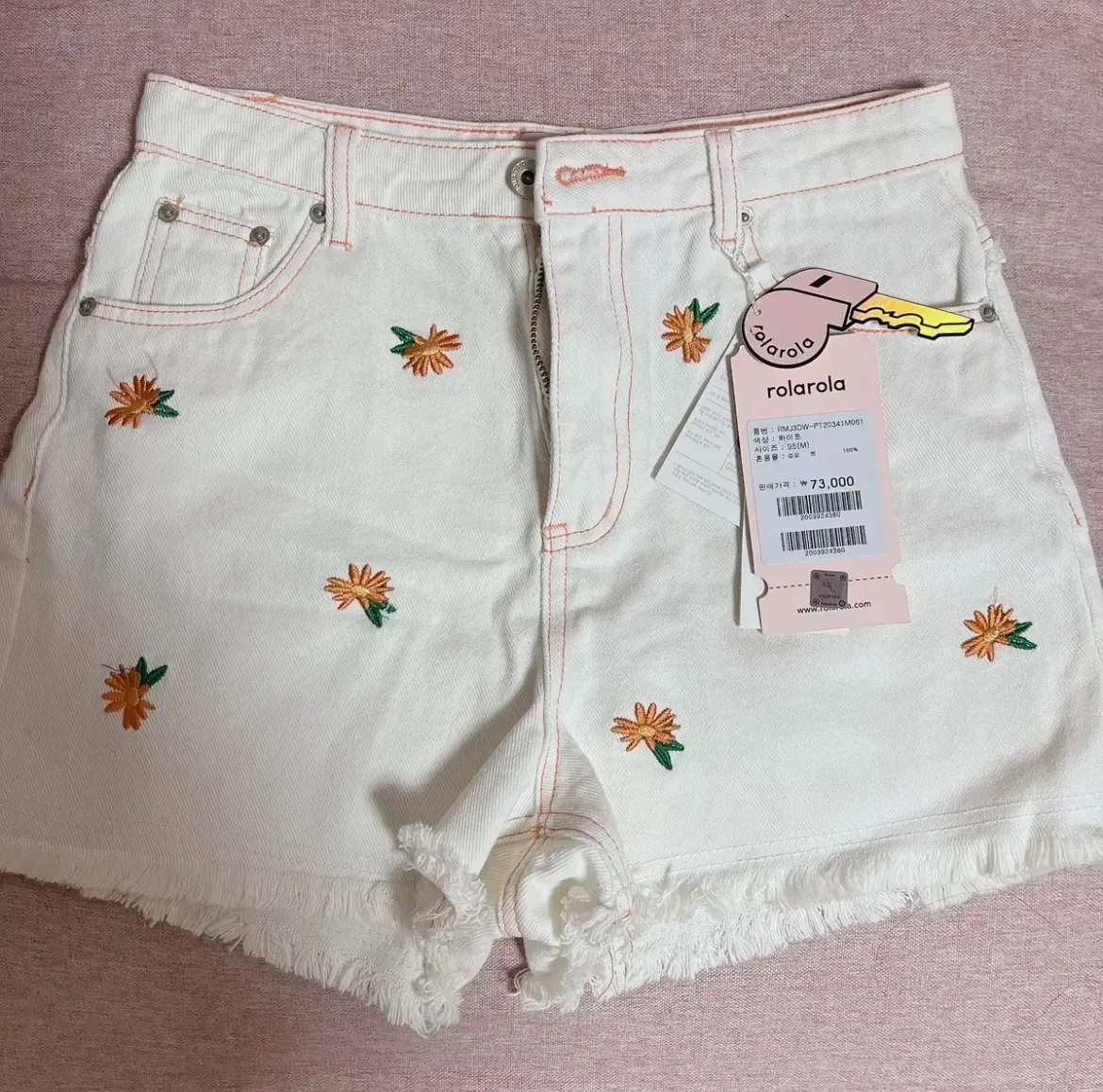 새제품 로라로라 반바지