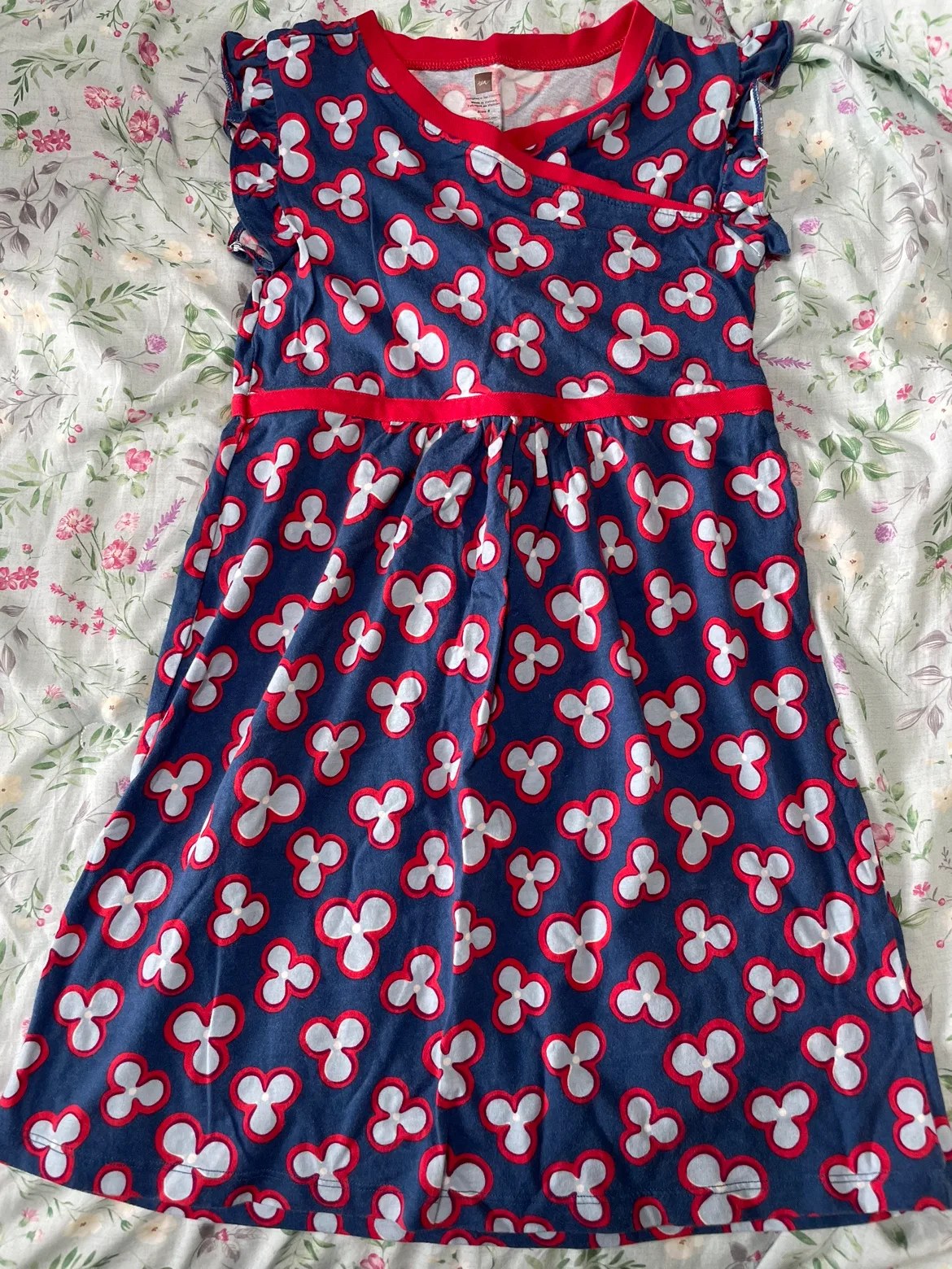 tea collection 8세 여름 면100% 원피스