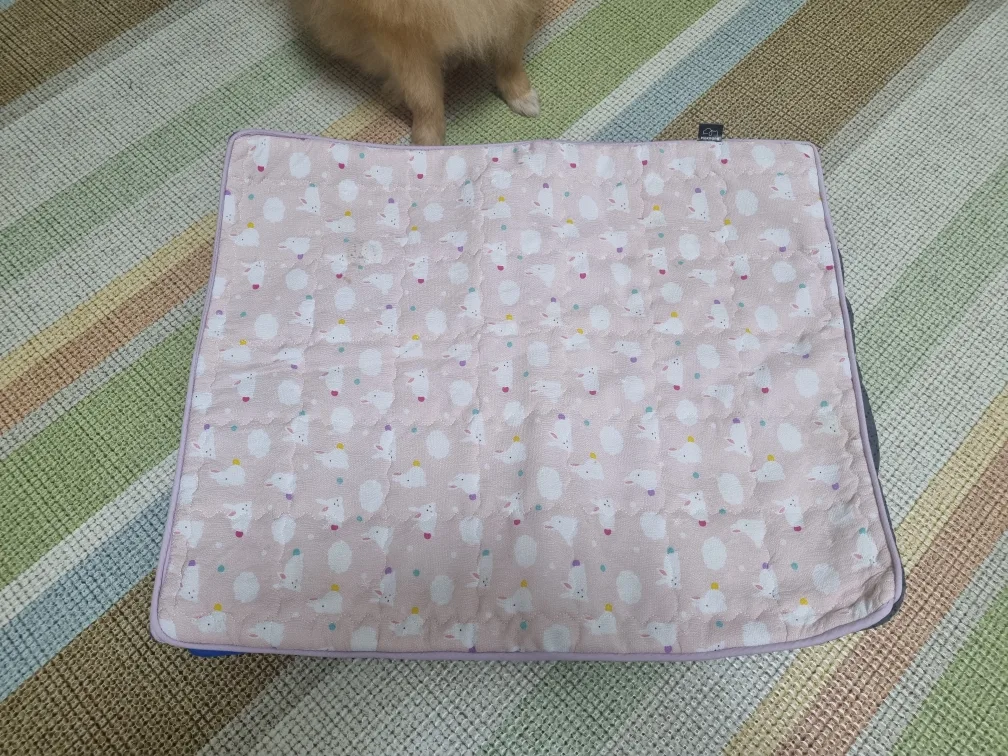 애견 쿨매트 중고 새척한것  빨래하고 말린것