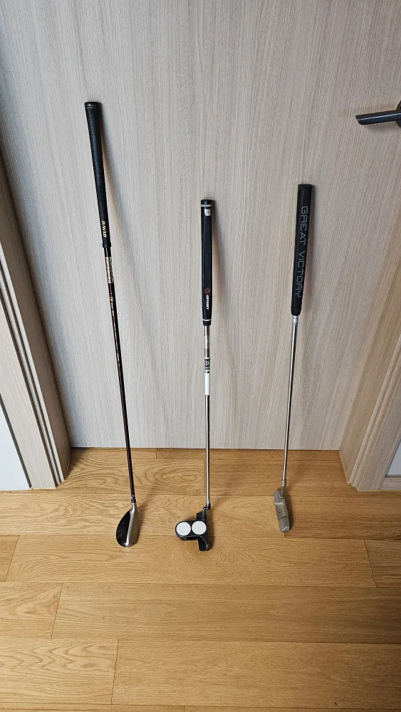 중고 골프채(데이비드 우디아이언,  미립 피날레 블레이드 퍼터)