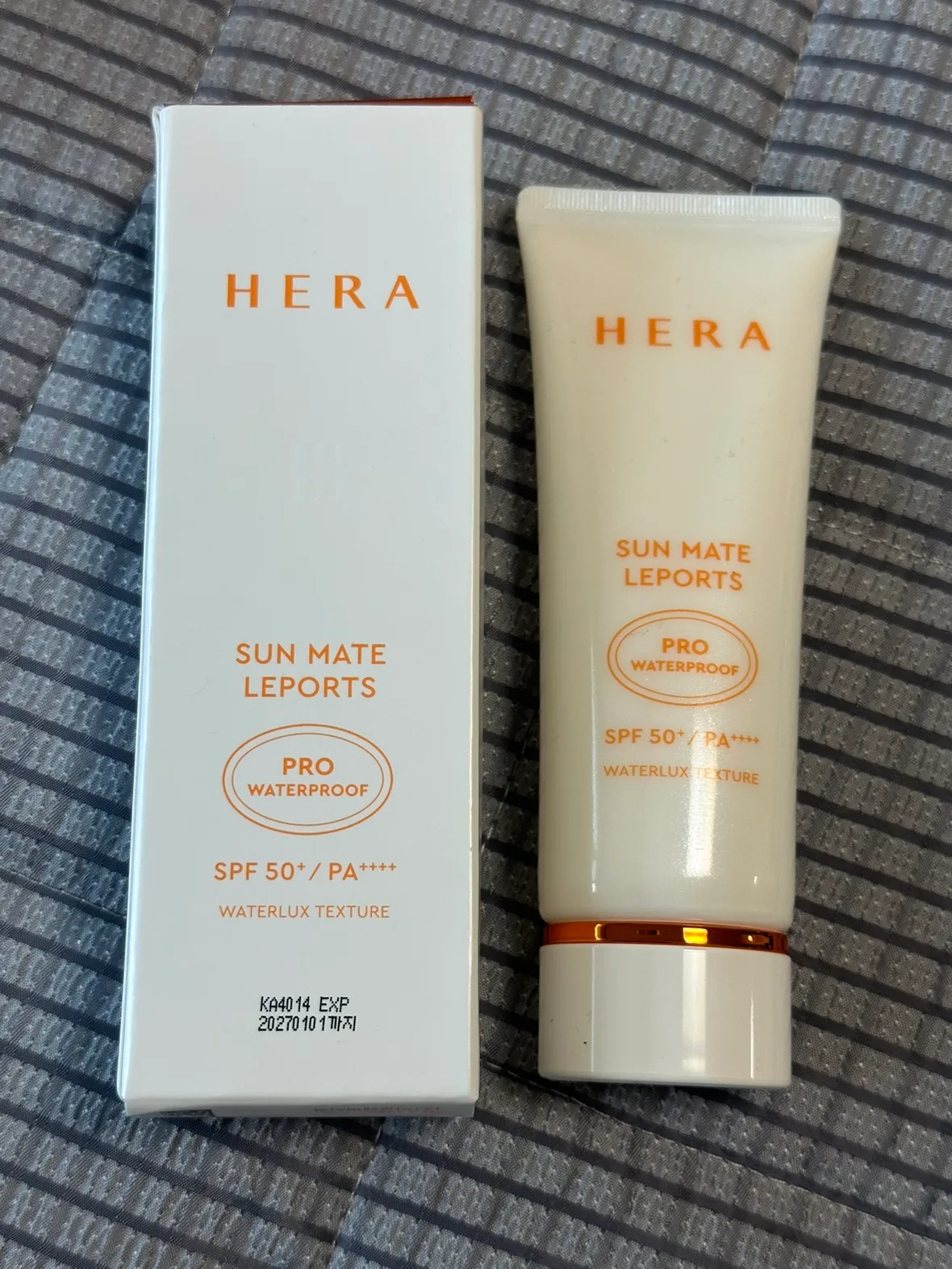 헤라 레포츠 워터프루프 선크림 미개봉 새제품