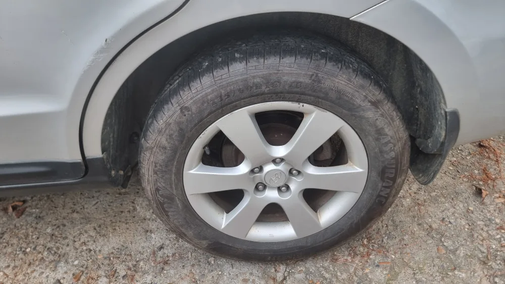 산타페cm 중고휠타이어. 굿이어.235-60-18