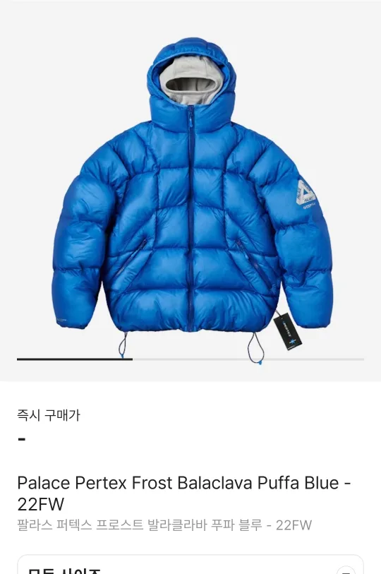 팔라스/블루패딩/L