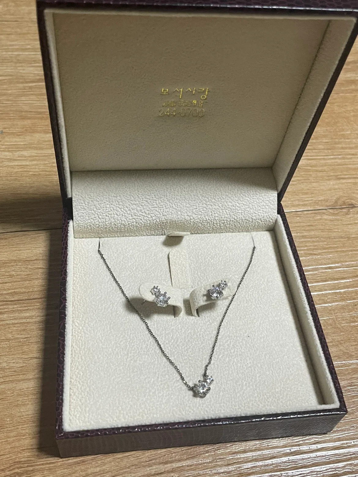 은목걸이, 귀걸이 세트