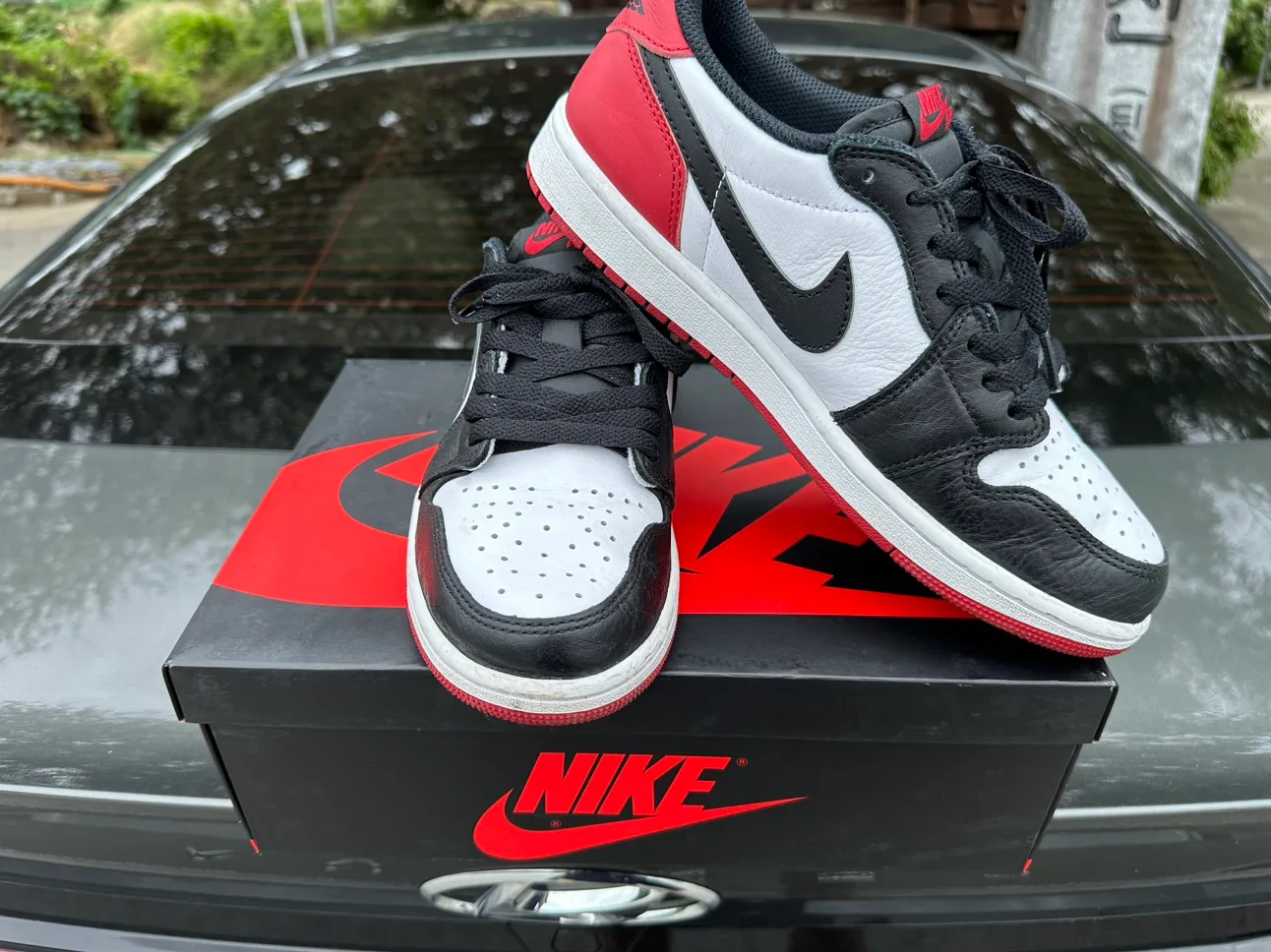 나이키 조던로우 블랙토 260 중고 팔아요