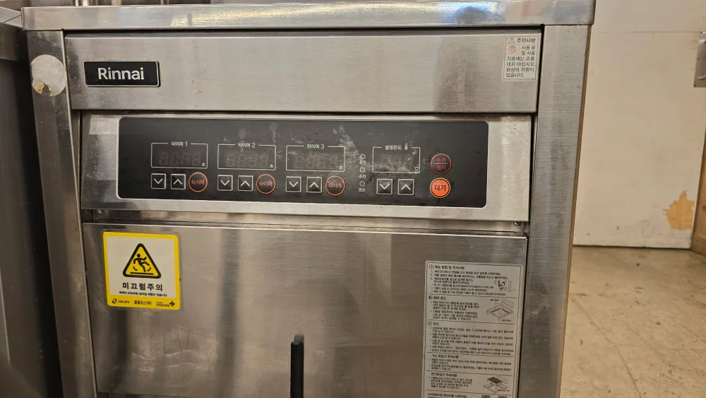 린나이 튀김기 2년된 새것같은중고