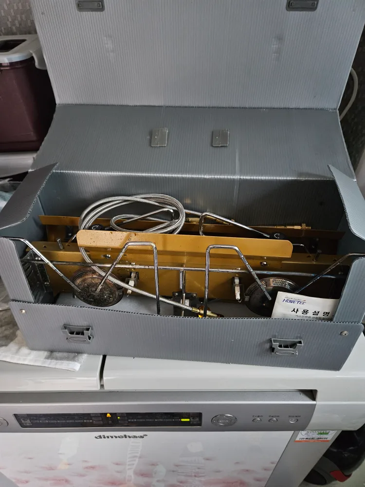 캠핑용 듀얼버너(중고) 팝니다