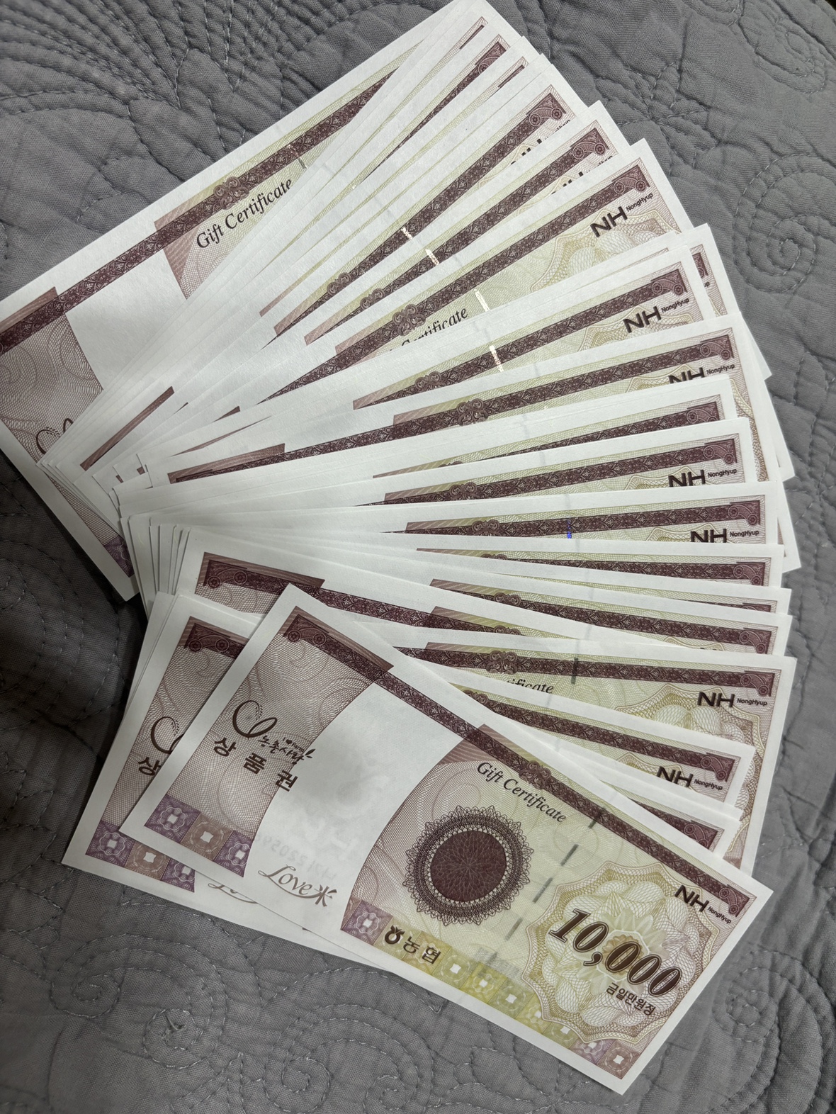 농협상품권 40만원