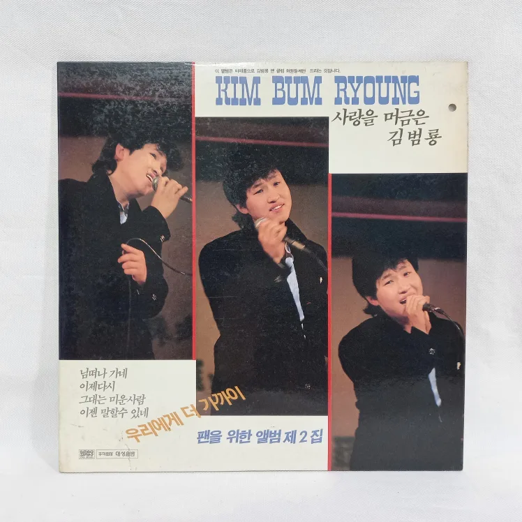 중고LP 김범룡 팬을 위한 앨범 제2집 엘피 레코드판 vinyl 바이닐