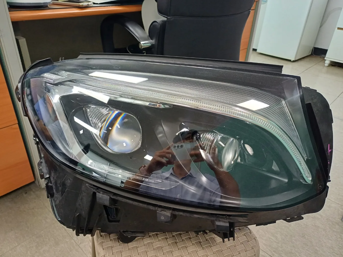 벤츠GLC300 우측 헤드램프(중고)