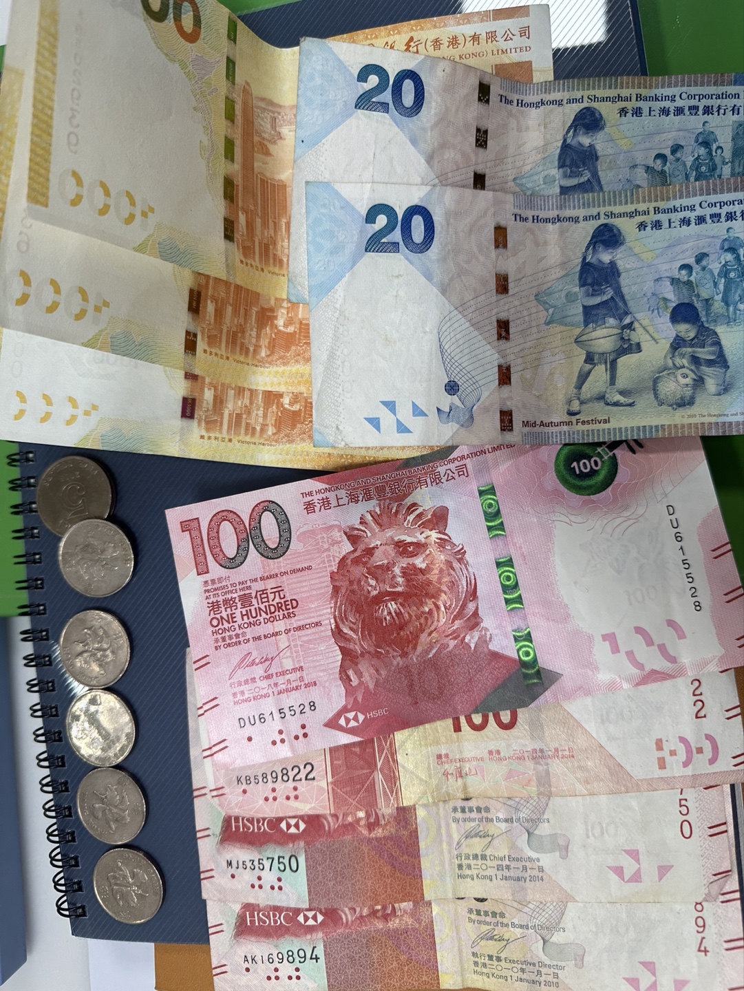 홍콩달러 HKD 3450 달러 팝니다