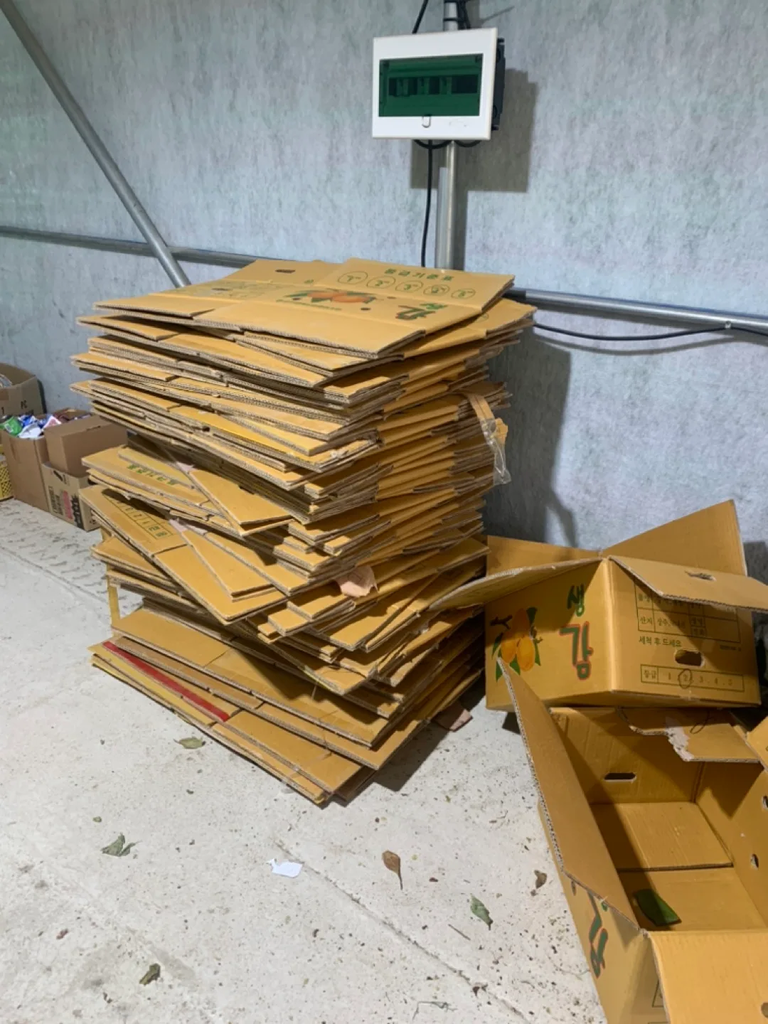 중고 생감박스 60개(개당 400)