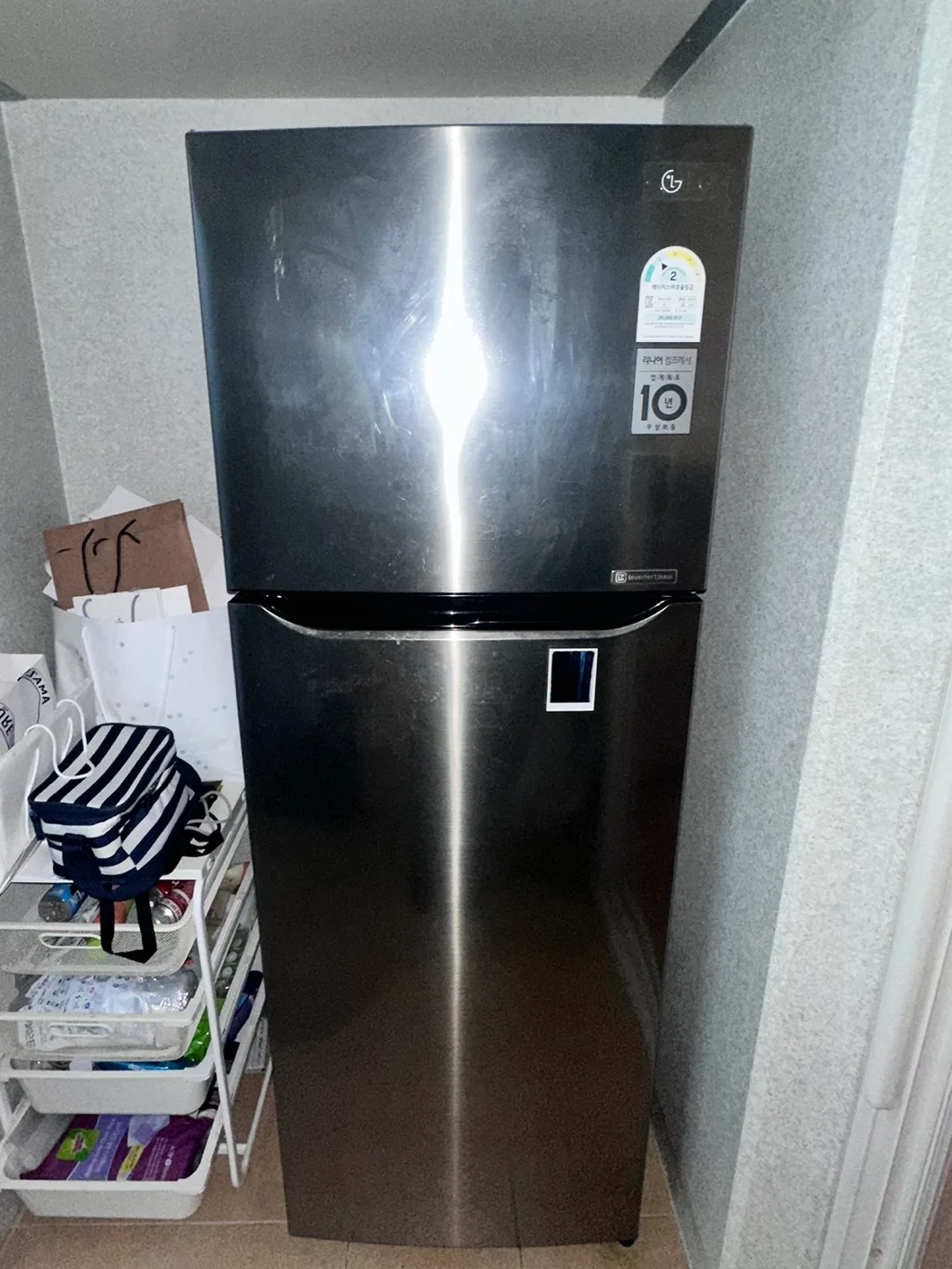 lg 엘지 투도어 냉장고 311L (원가 65만원)