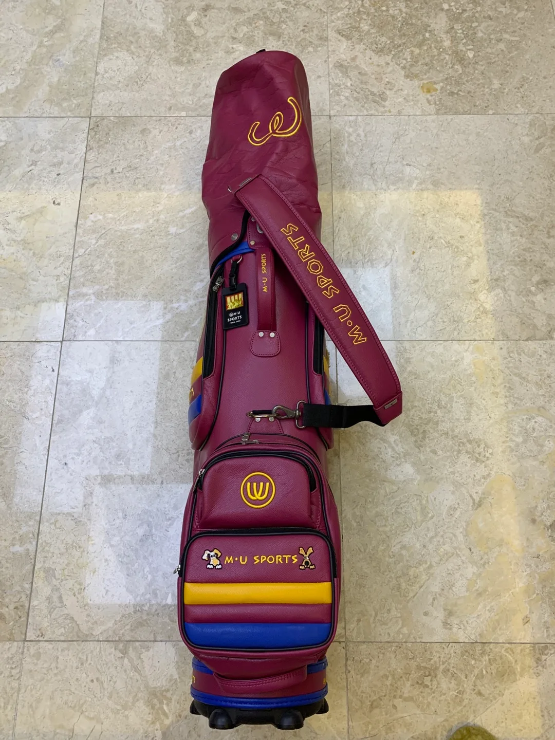 MU스포츠 캐디백 (중고) 팔아요.