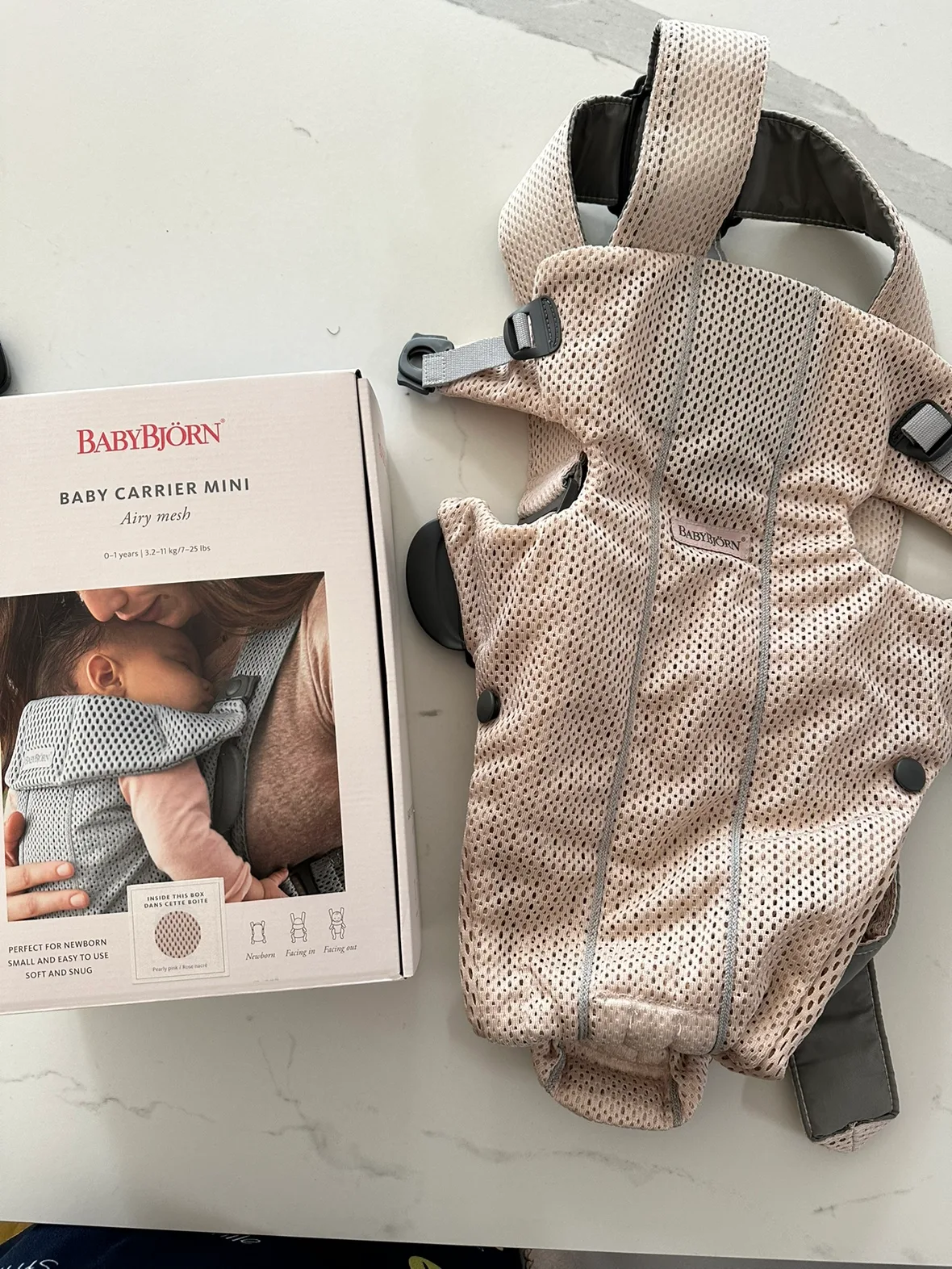 베이비뵨 미니 메쉬 페어리핑크