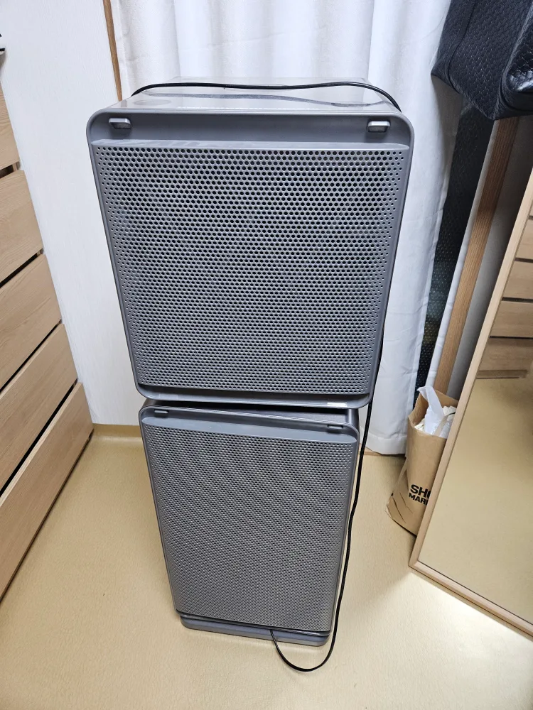 삼성공기청정기 큐브 팝니다. 큰거작은거 두개