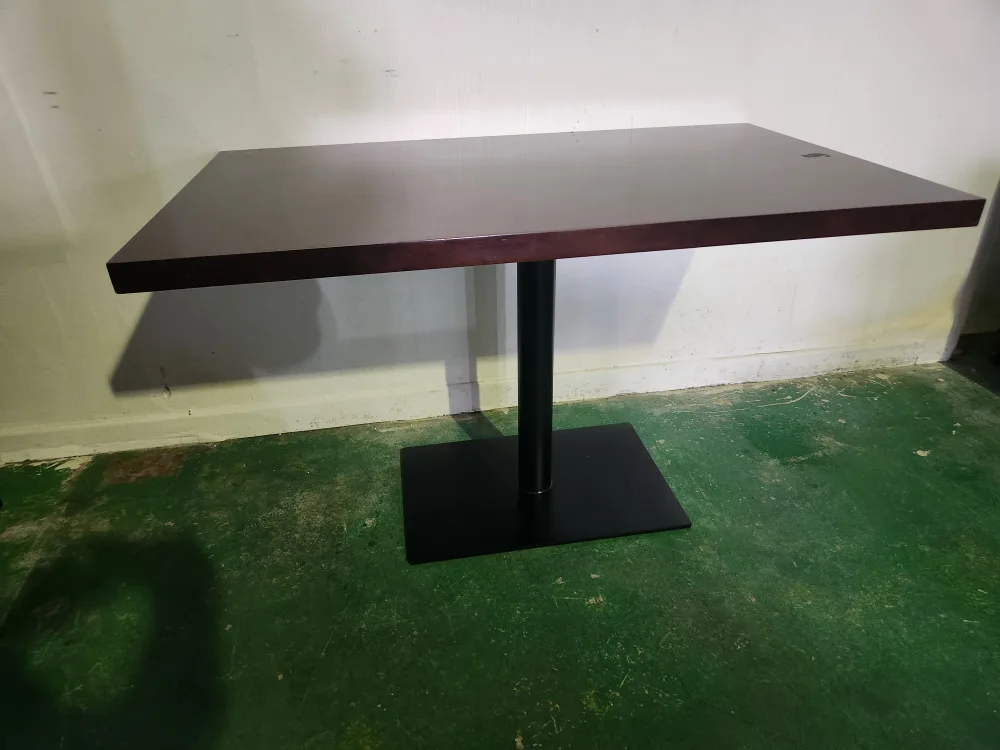 무늬목테이블 식당테이블 중고 테이블 월낫무늬목테이블