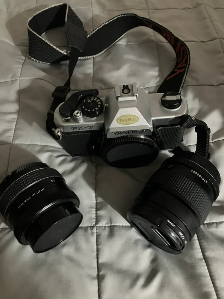 중고 필름 카메라 yashica fx7