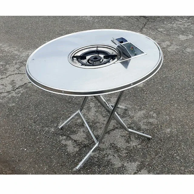 중고 900 접이식 부탄로스타 스텐테이블