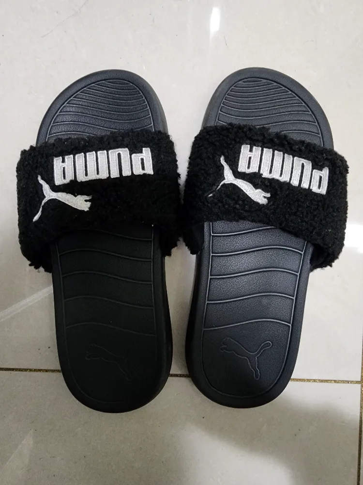 퓨마 뽀글이 슬리퍼 (중고,240)