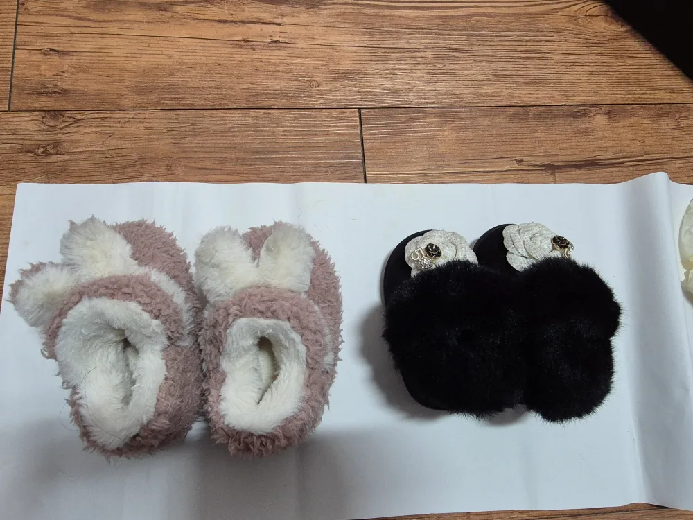 여아 털신발 2켤레 중고제품 일괄 판매