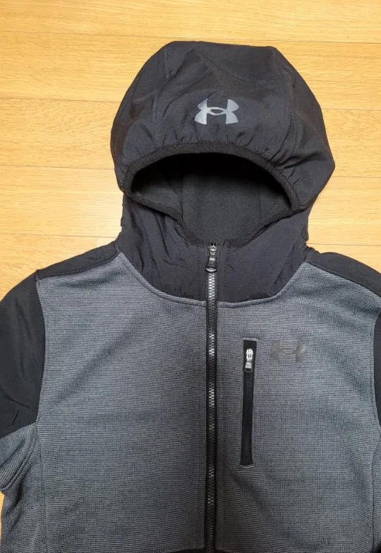새것같은중고 M(키~140) - 언더아머 주니어 스톰 생활방수 기능성 스웨킷 고퀄리티 기모 집업 재킷