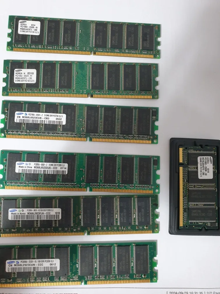 중고 램 (RAM) 팝니다.