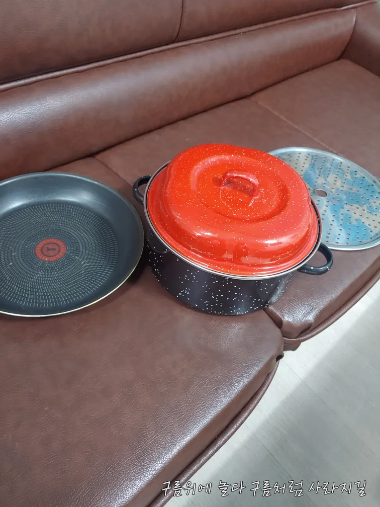 군고구마 냄비는 새것 남머지는 중고