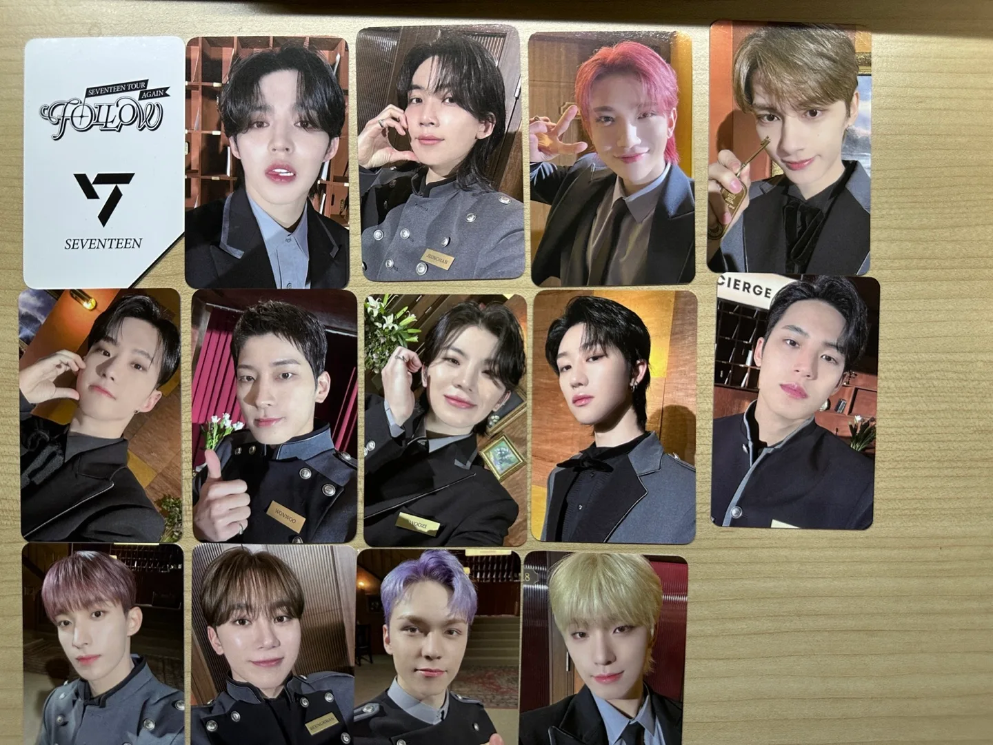 세븐틴 콘서트 럭키카드 판매합니다