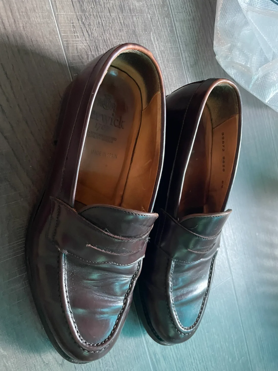 버윅 버건디 페니로퍼 무료나눔(255, 6.5)