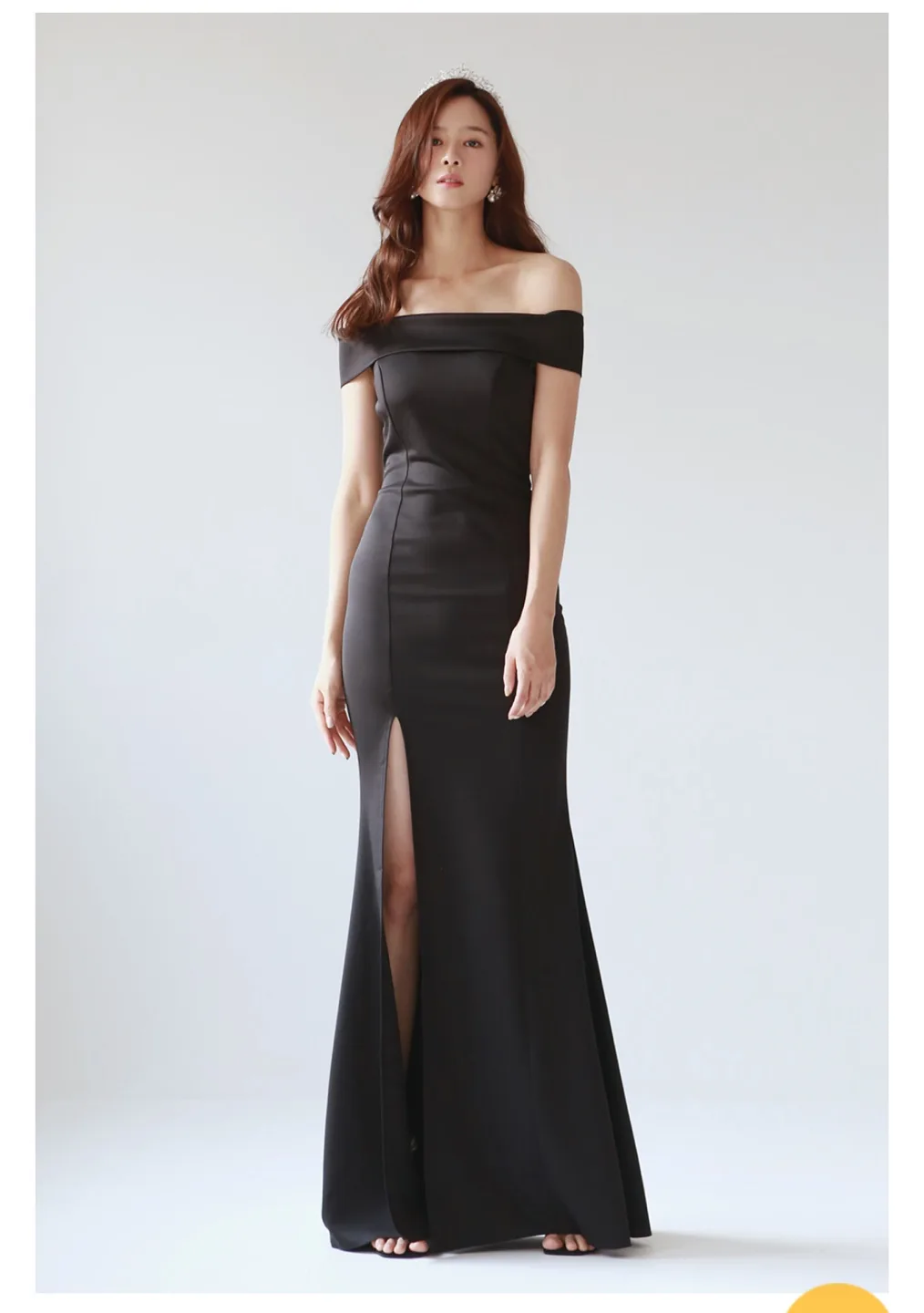 새상품)베일즈 오프숄더 드레스