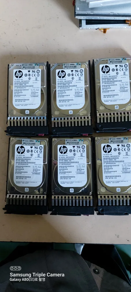 HP SAS 서버하드 팝니다 (중고)